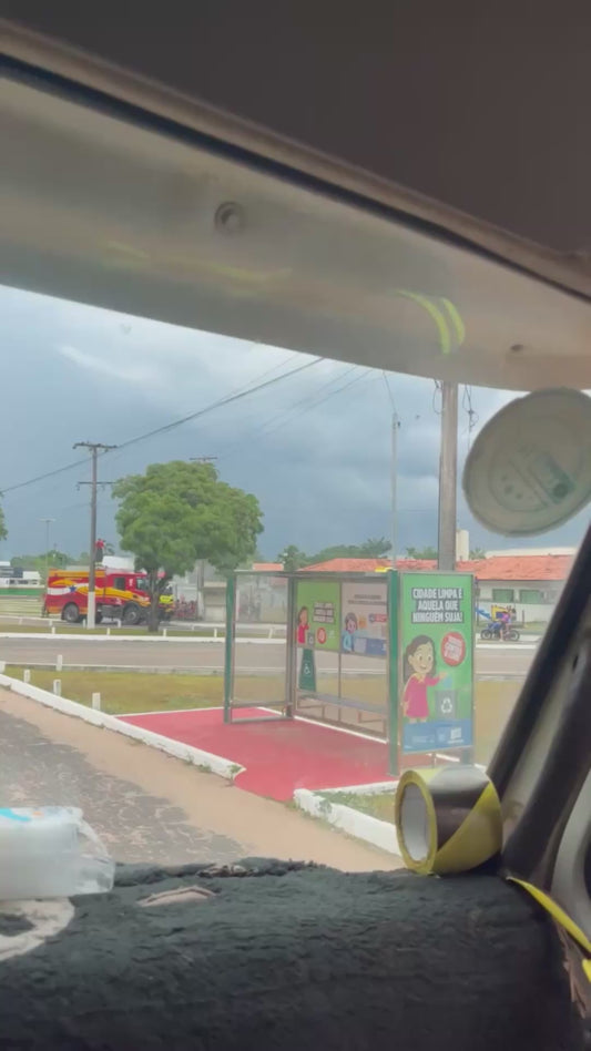 Firefighters Spray Water to Cool Down School Kids on Hot Day