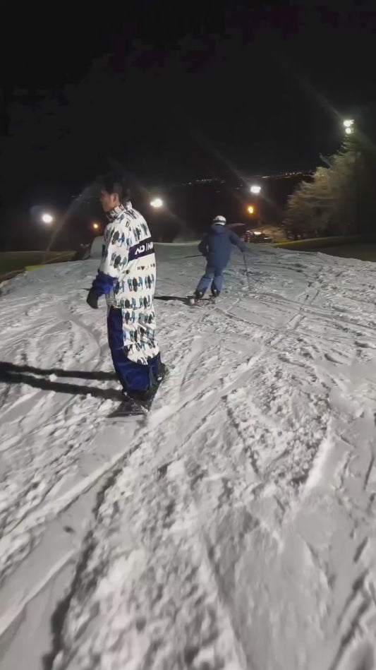 Snowboarder Pulls Off Cool Trick