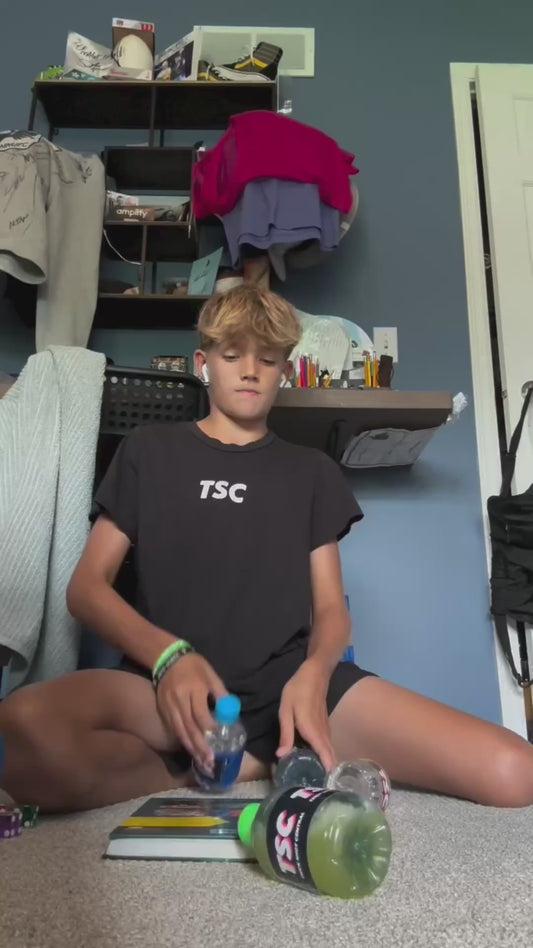 Kid Lands an Amazing Bottle Flip Trick Shot