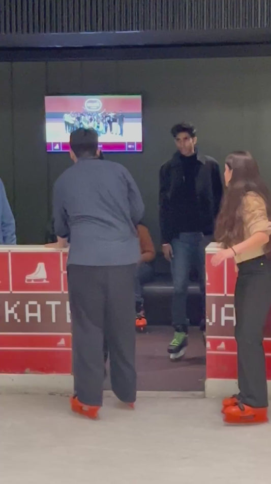 Smooth Entrance Into Ice Skating Rink