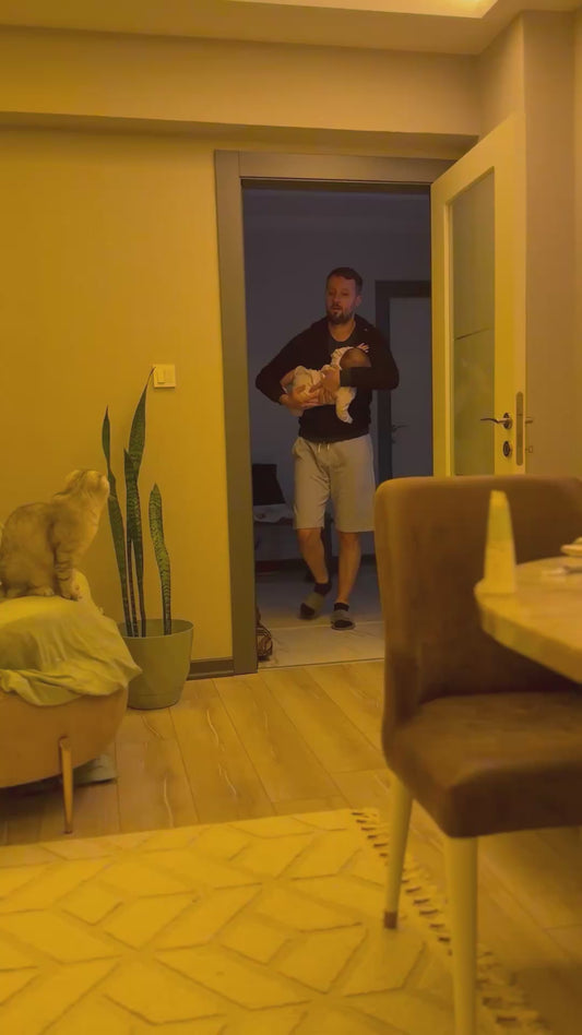 Dad Mistakenly Thinks Baby is Sleeping