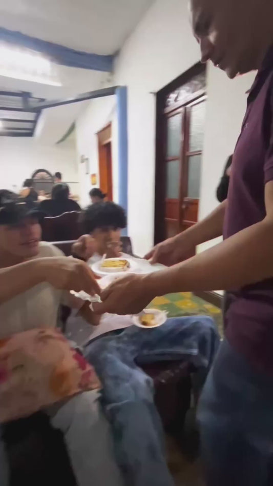 Man Finds a Clever Way of Taking an Extra Cake Slice