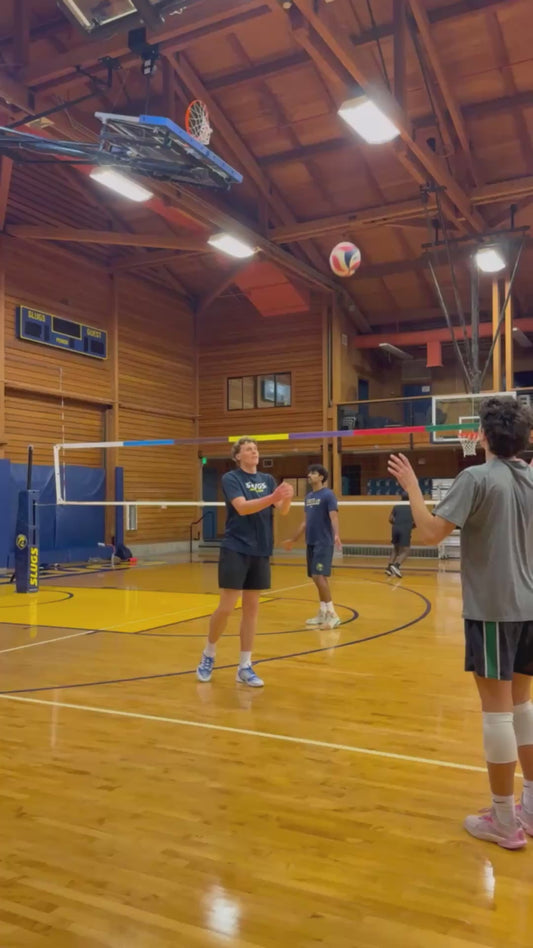 Clean No-Look Volleyball Assist