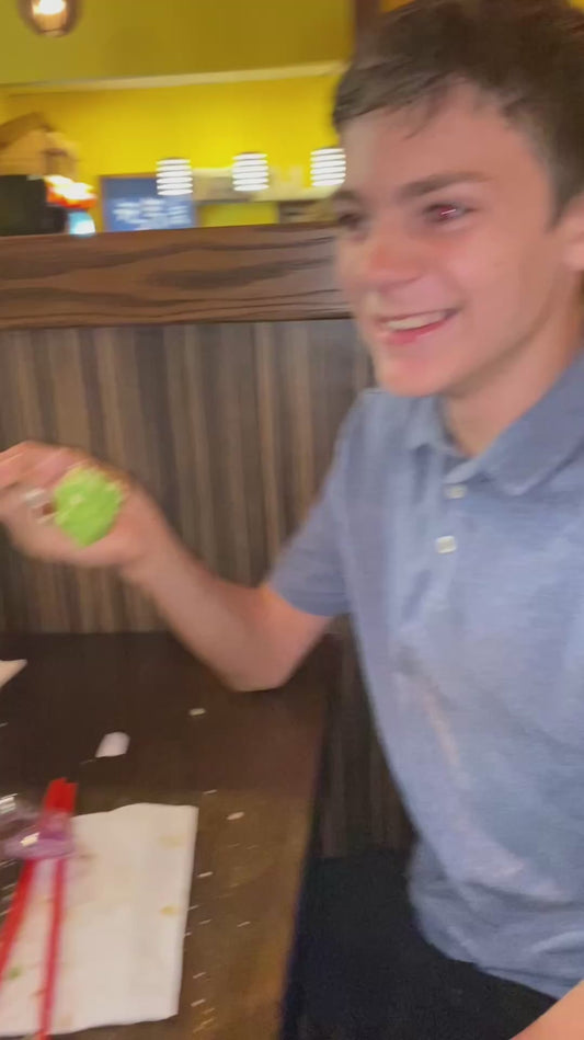 Girl Pays Her Brother to Eat a Huge Piece of Wasabi