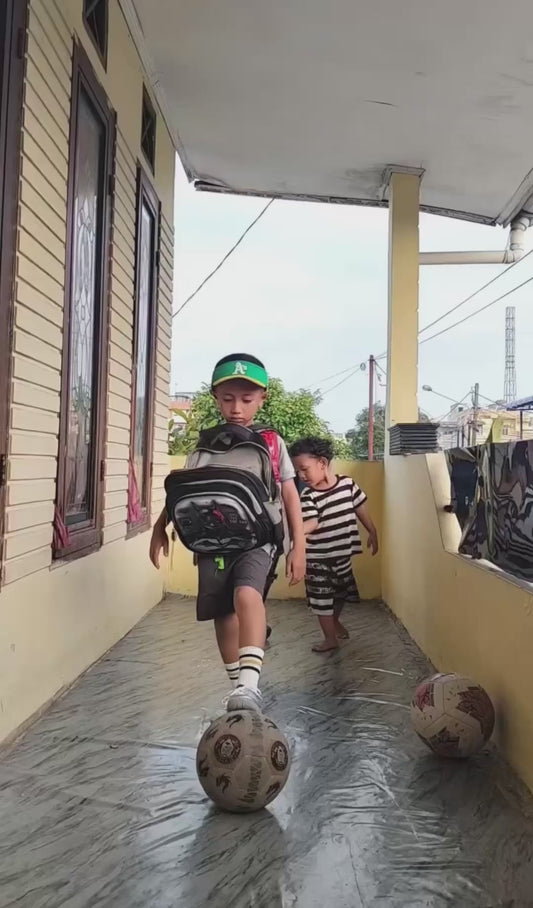 Kid Pulls Off Impressive Football Skill Before Hitting Celebratory Dance