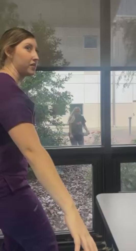 Dental Student Climbs Through Window to Avoid Being Late