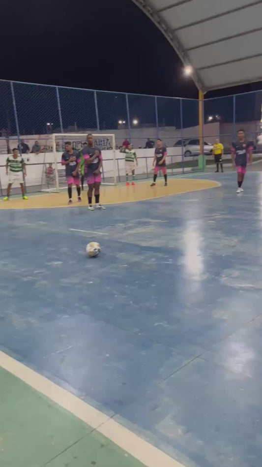 Football Player Scores Extremely Powerful Free Kick