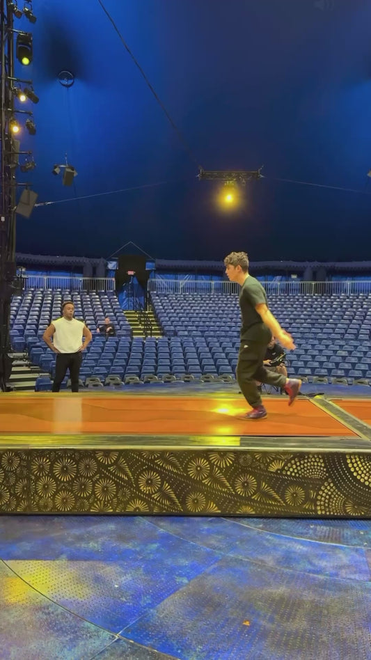 Insane Treadmill Acrobatics Training