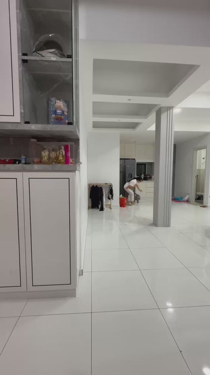 Cat and Owner Play an Intense Game of Hide and Seek