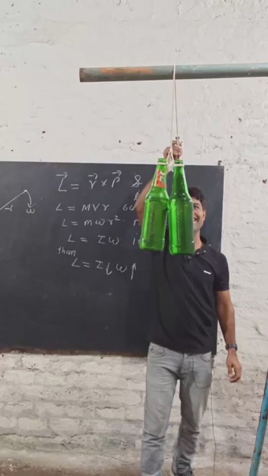 Teacher Has a Cool Way of Explaining Angular Momentum