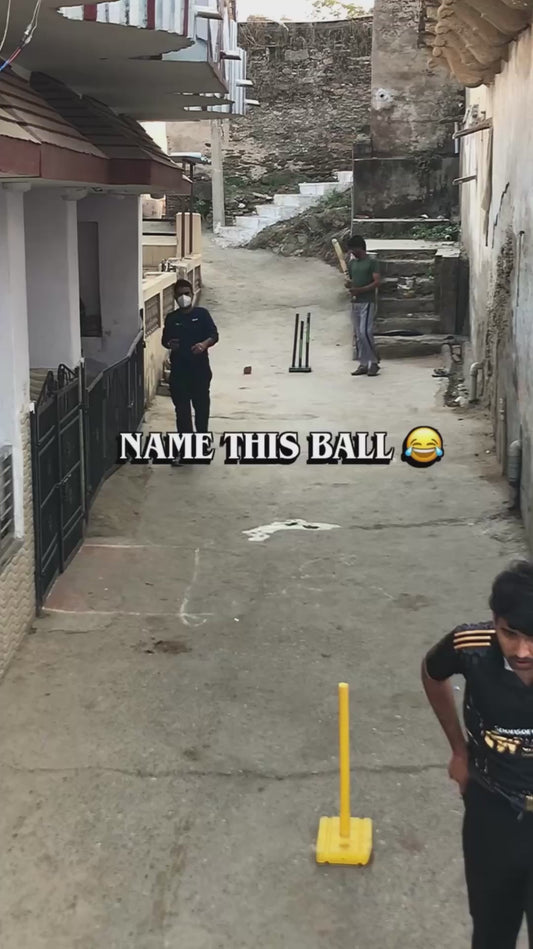 Guy Bowls “Ghost Ball” in Gully Cricket Match