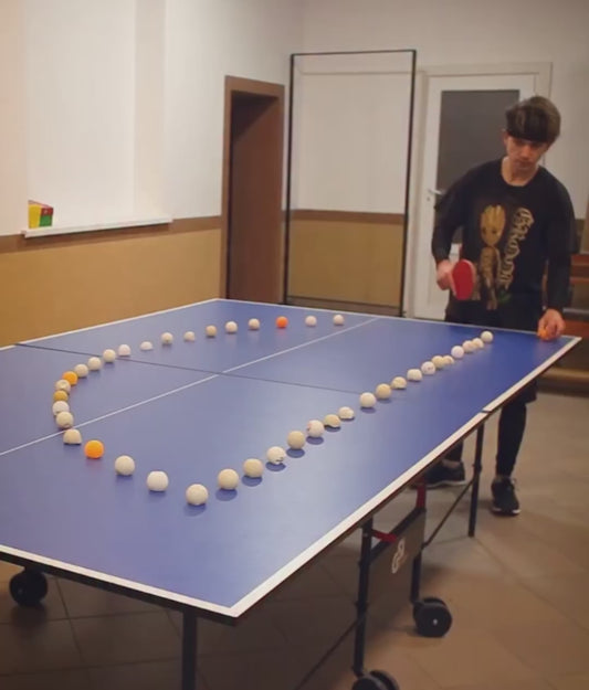 Impressive Ping-Pong Trick Shot