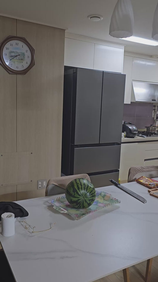 Guy Accidentally Breaks Table While Chopping Watermelon