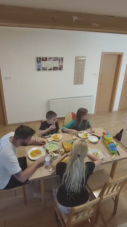 Family Dinner Gets Interrupted by Playful Silliness