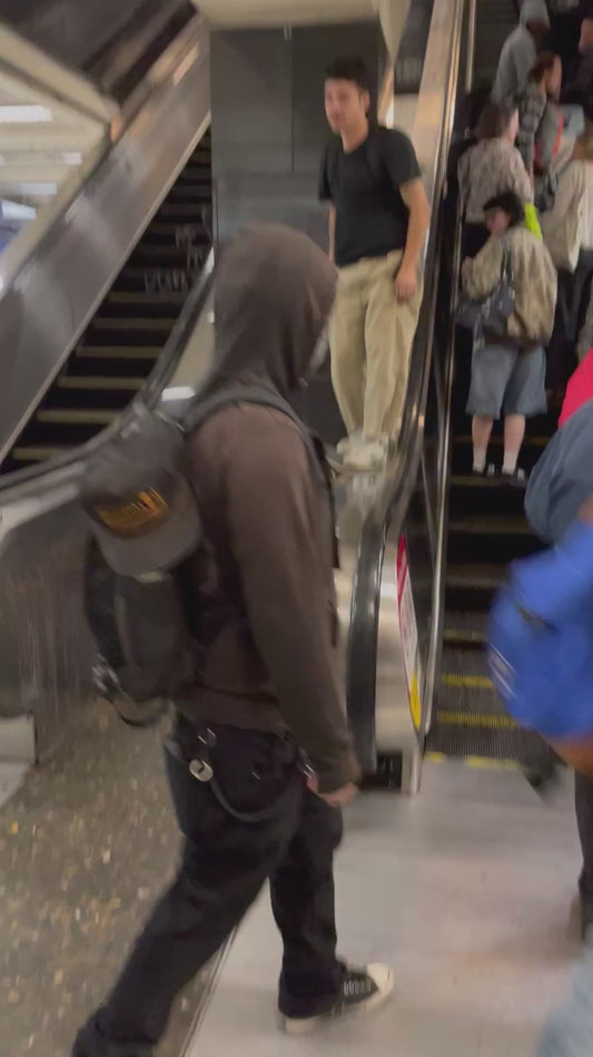 Too Much Happening at Once in Subway Station