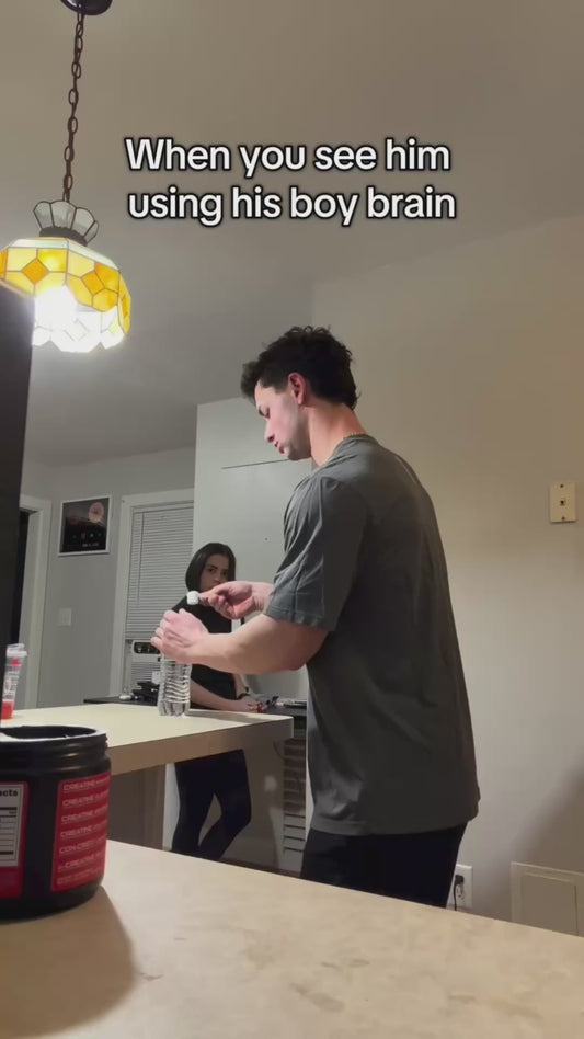 Woman Corrects Boyfriend Using his "Boy Brain"