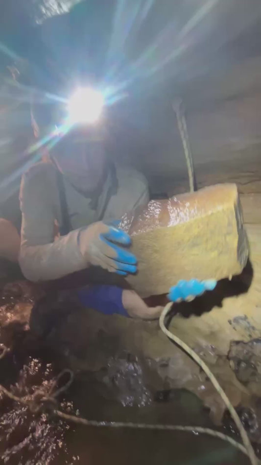 Guys Find Huge Drop While Exploring a Cave