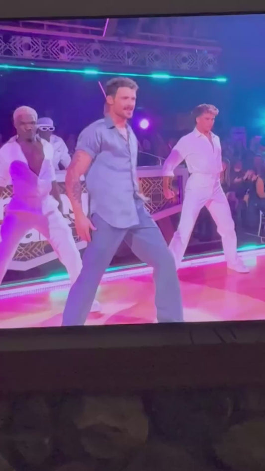Cat’s Funny Reaction to Shirtless Man on TV