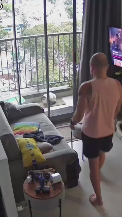 Cat Joins his Owner Every Time he Sits Down