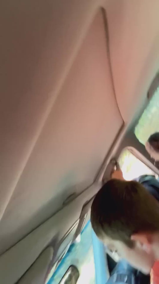 Kid Takes the Wheel in Wild Backroad Driving Clip