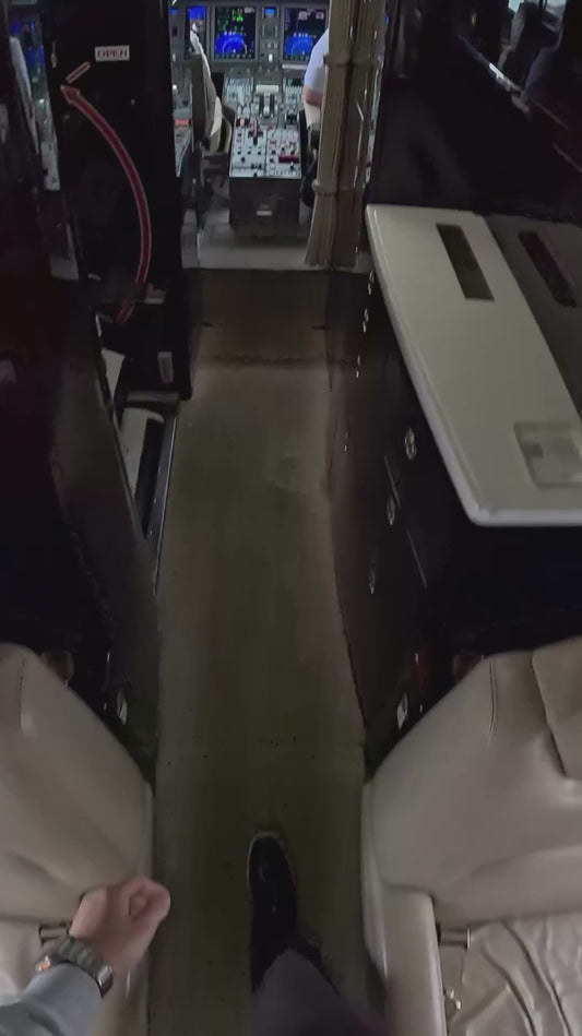 Pilot's POV of Post Snow Storm Takeoff