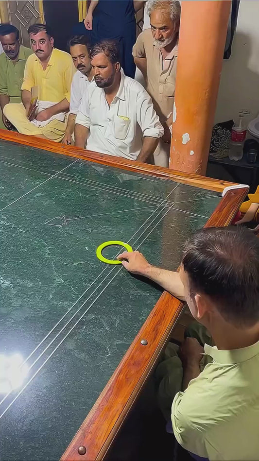 Man Shows Incredible Skill in a Game of Carrom
