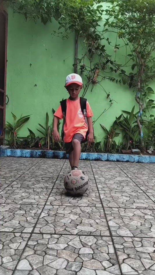 Kid Shows Off Incredible Football Skills Before Hitting a Celebratory Dance
