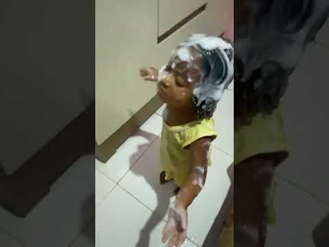 Little Girl Found Covering Herself with Lotion
