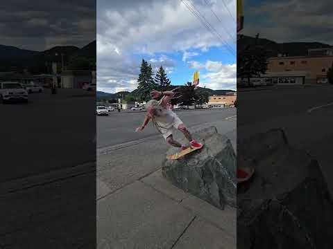 Man Suffers Painful Fall After Attempting to Skateboard on a Rock