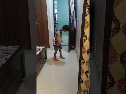 Little Boy and His Cat Play an Adorable Game of Hide-and-Seek