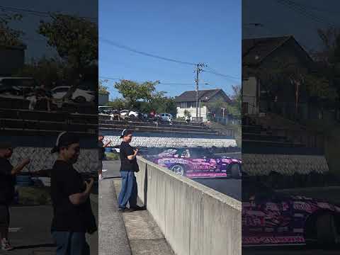Man Narrowly Avoids Being Hit by Drifting Race Car